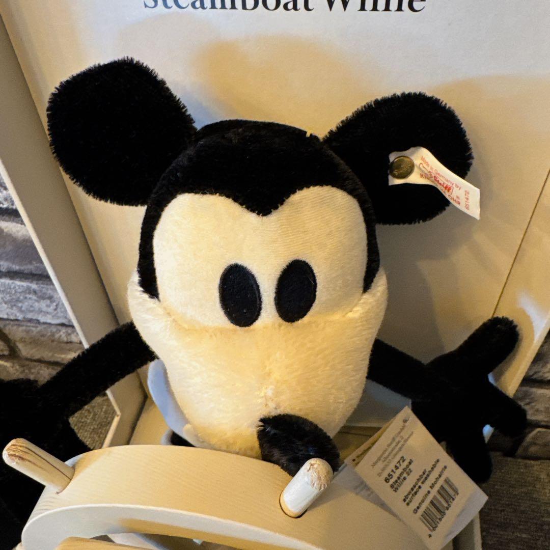 シュタイフ 蒸気船ウィリー ミッキーマウス 世界限定品