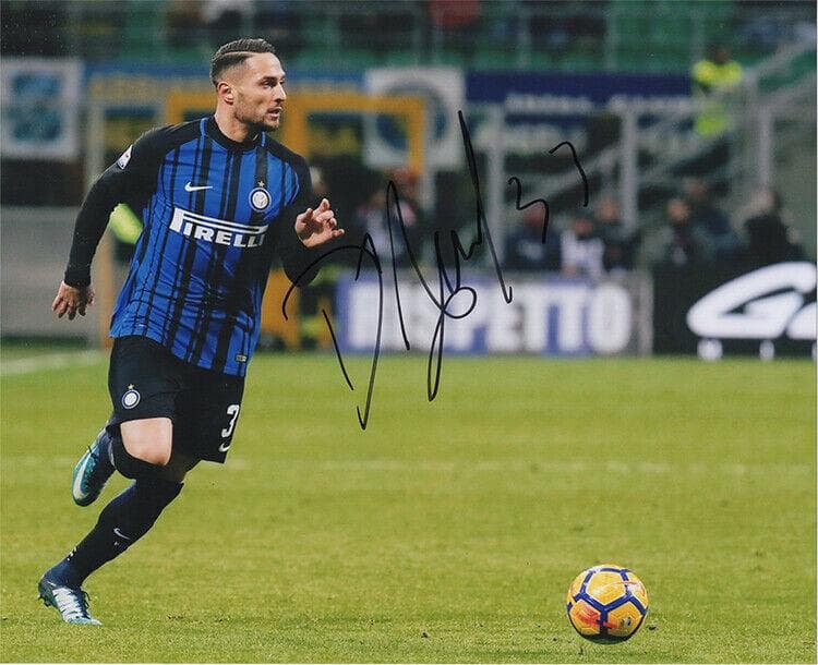 直筆サイン入り写真 ダニーロ・ダンブロージオ FCインテル・ミラノ SA鑑定済