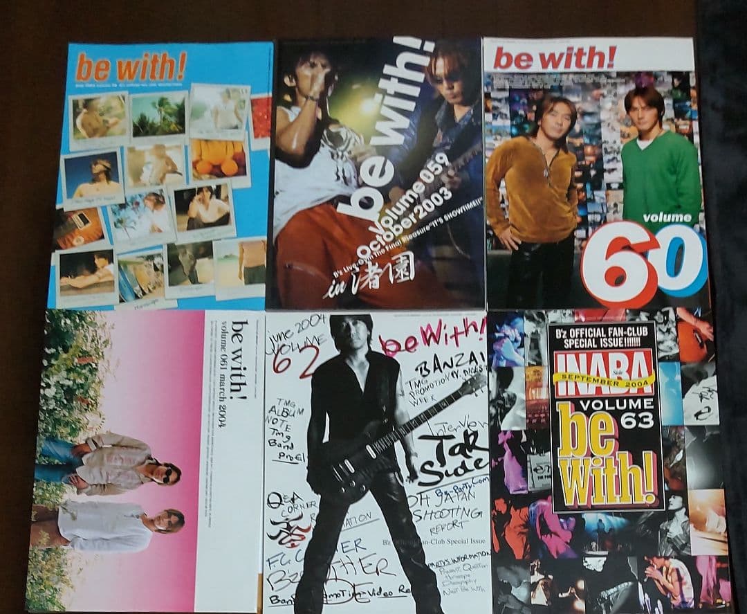 B'z be with! 会報誌vol.046〜065 B'z LIVE OFF