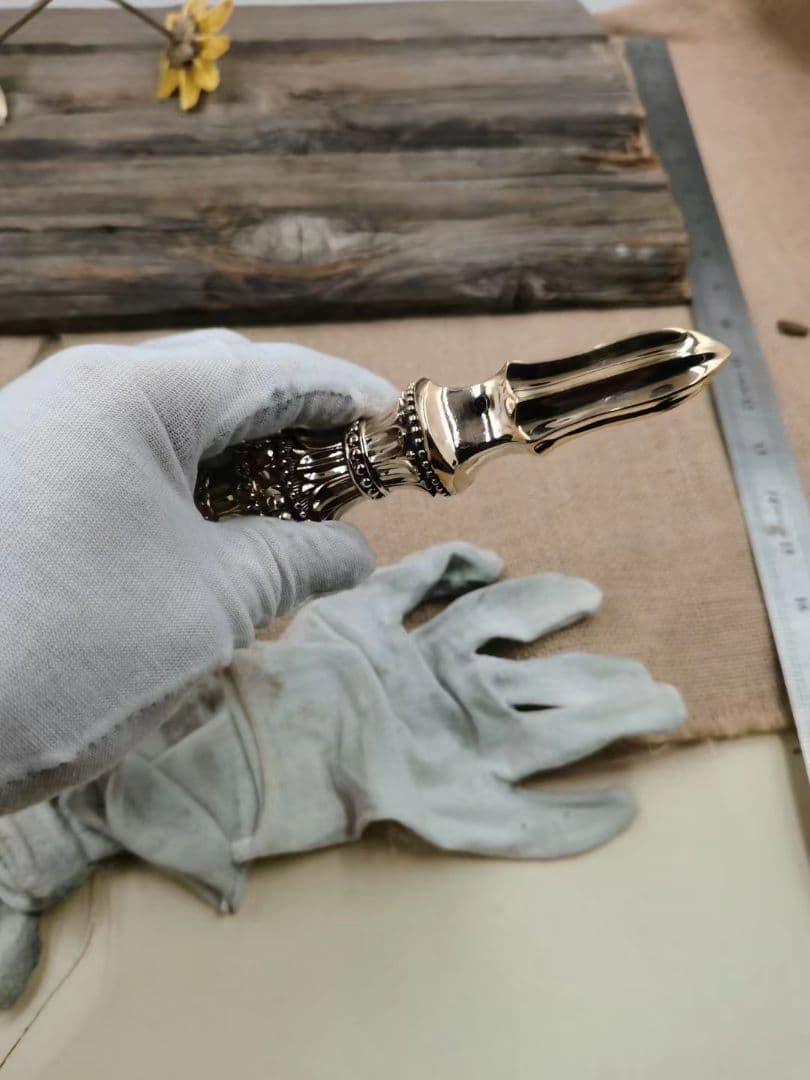 【修縁堂】密教法具 真言宗 不動明王内蔵版 四大明王杵 独鈷杵vajra22CM