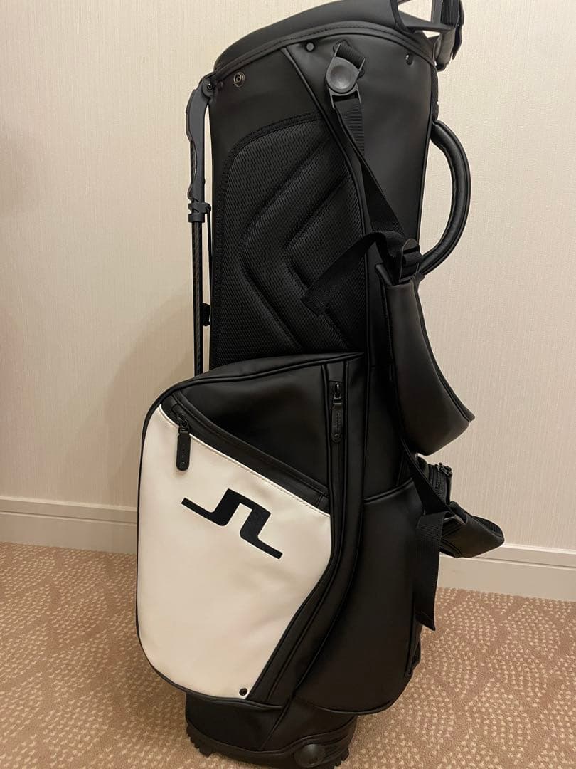 J.LINDEBERG ゴルフバッグ 073-18400 ホワイト/ブラック