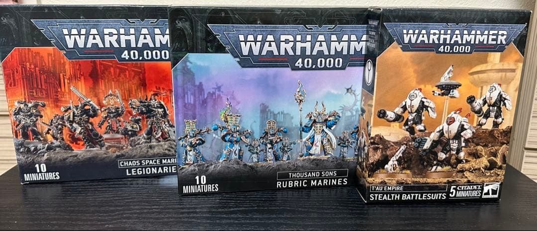 ウォーハンマー 40k タウエンパイア　ケイオスマリーン　引退品