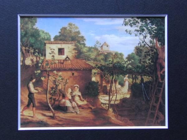 F・v・オリヴィエ、オレヴァーノの主席司祭の葡萄園、19世紀外国巨匠作家