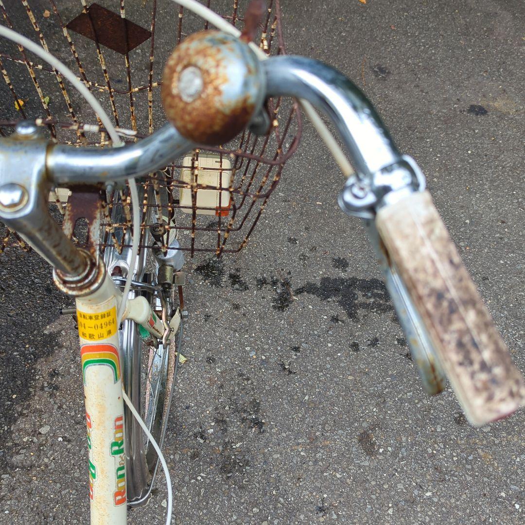 昭和レトロ　自転車　24インチ　ベース車　パンクあり　当時物マニア必見　送料別途