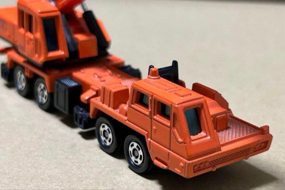 ロングトミカ L5 多田野 ハイドロクレーン TG-452 オレンジ