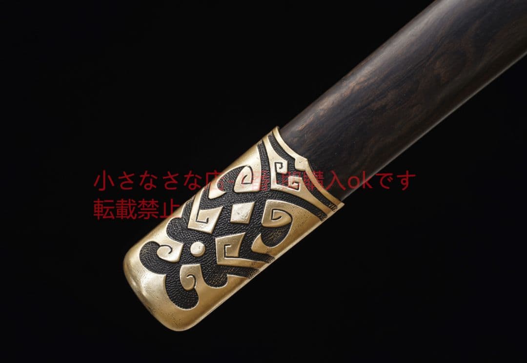 天鴻環首唐横刀百製鋼千目紋 古兵器 武具 刀装具 日本刀 模造刀 居合刀