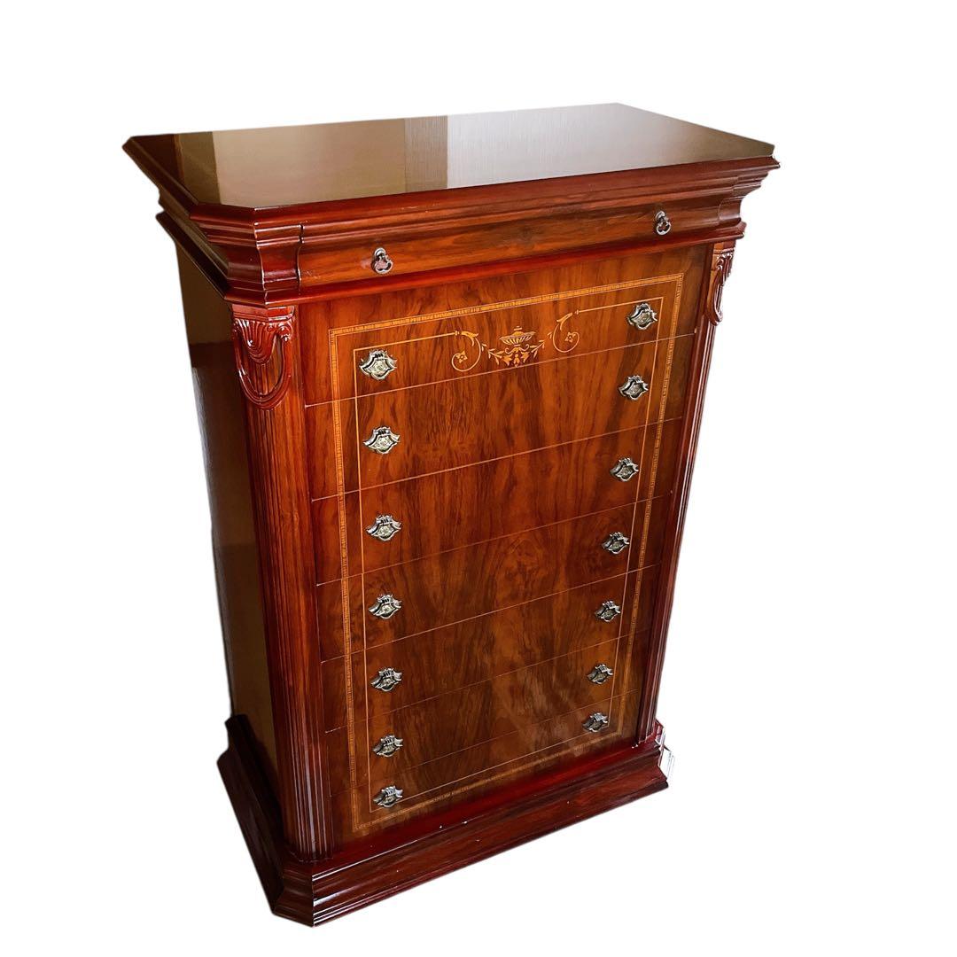 高級　チェスト ヨーロピアン 象嵌 アンティーク コンソール