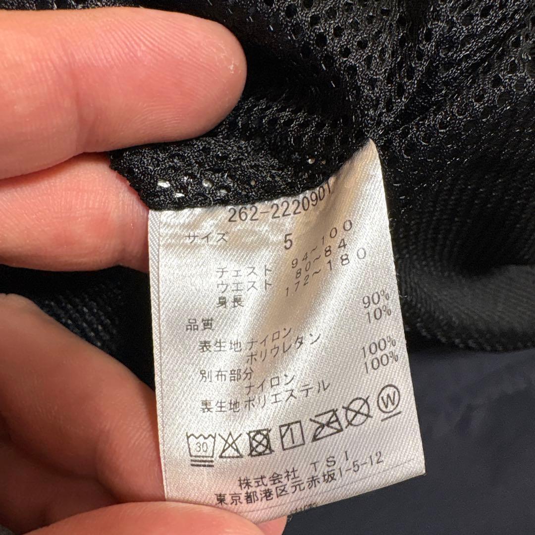 ジャックバニー　ナイロンジャケット　ダブルジップ　ブラック　5 美品