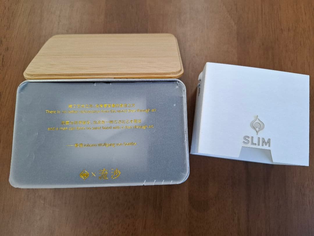 Aura Sand SS Slim フィジェット スライダー EDC