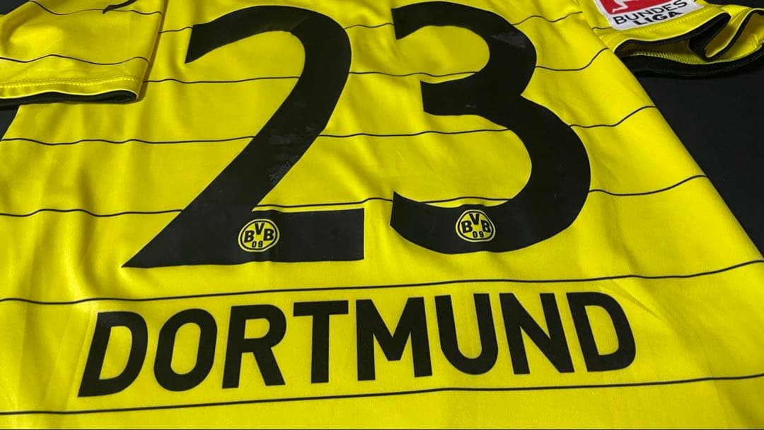 【希少・初年度モデル】香川真司 #23 ドルトムント 公式ホームユニフォーム L