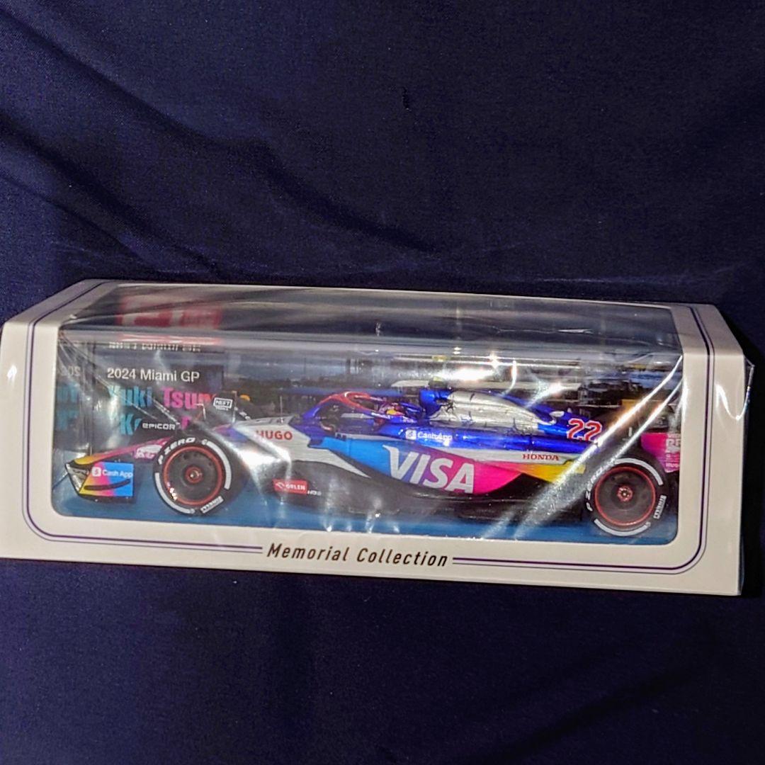 『F1速報』特注スパーク VCARB 01 2024年マイアミGP 角田裕毅