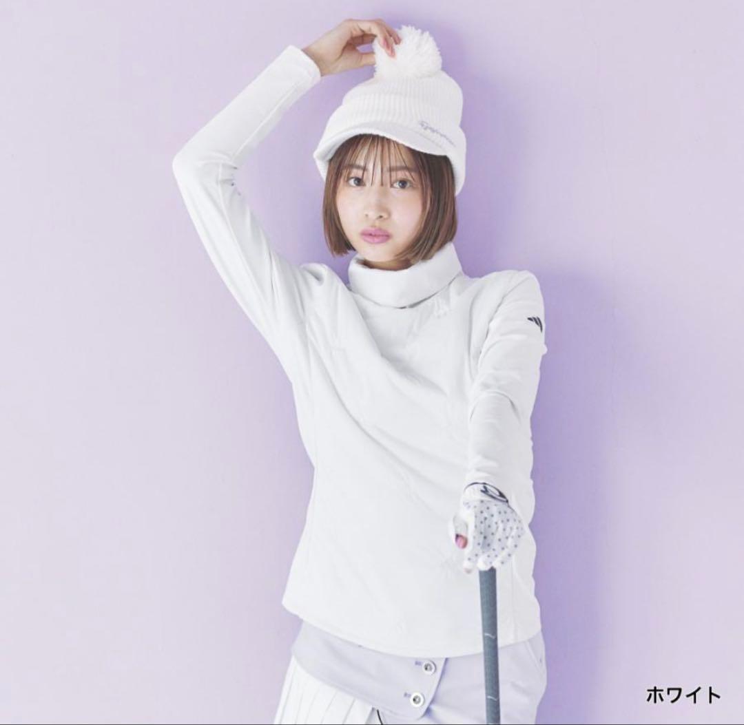 キルト生地　長袖モックネック　極暖　秋冬　真冬　防風　裏起毛　税込17,600