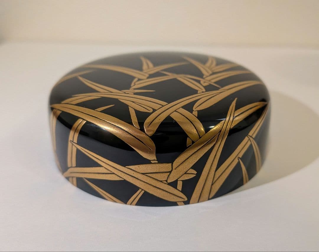 『山下永甫』大棗『芦』内金梨子地　輪島塗　共箱　茶道具