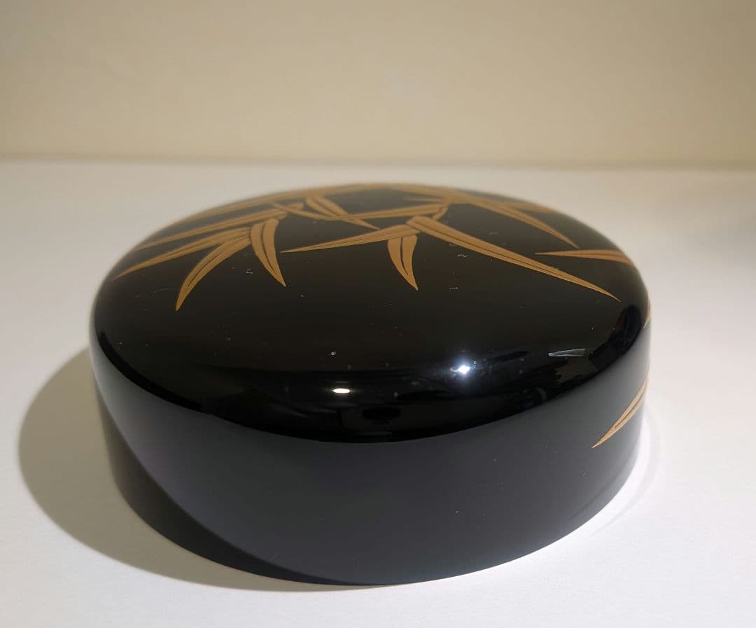 『山下永甫』大棗『芦』内金梨子地　輪島塗　共箱　茶道具