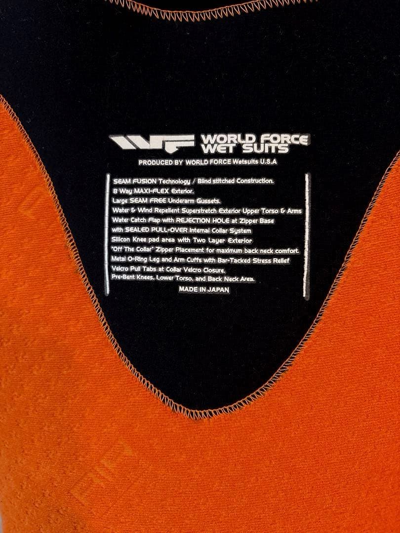 WORLD FORCE 極暖エアフレイム★ 5×3mmセミドライ ウェットスーツ