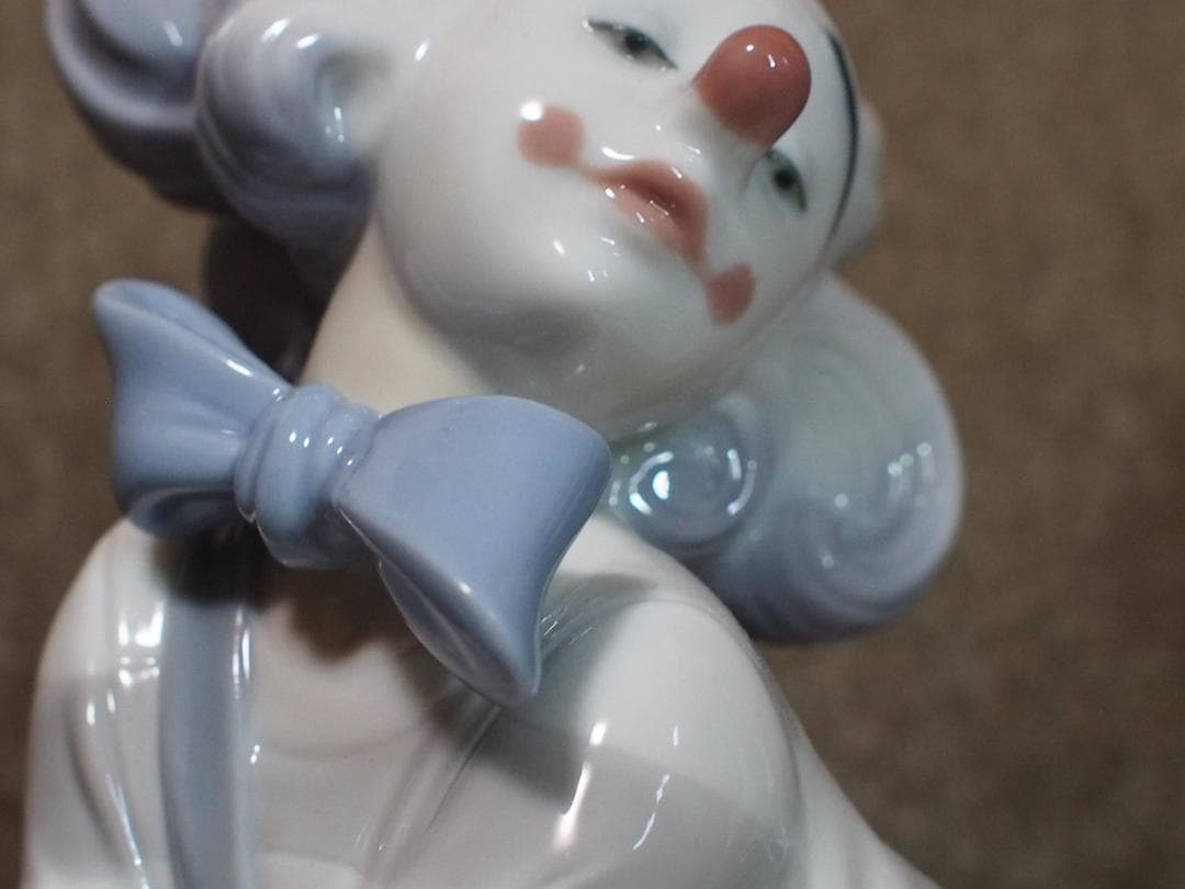 ★　LLADRO リヤドロ ピエロの手品 人形 フィギュリン 共箱 ・美品