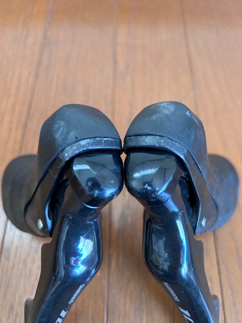 105 r7000 stiレバー＆アルテグラr8000 フロントディレイラー