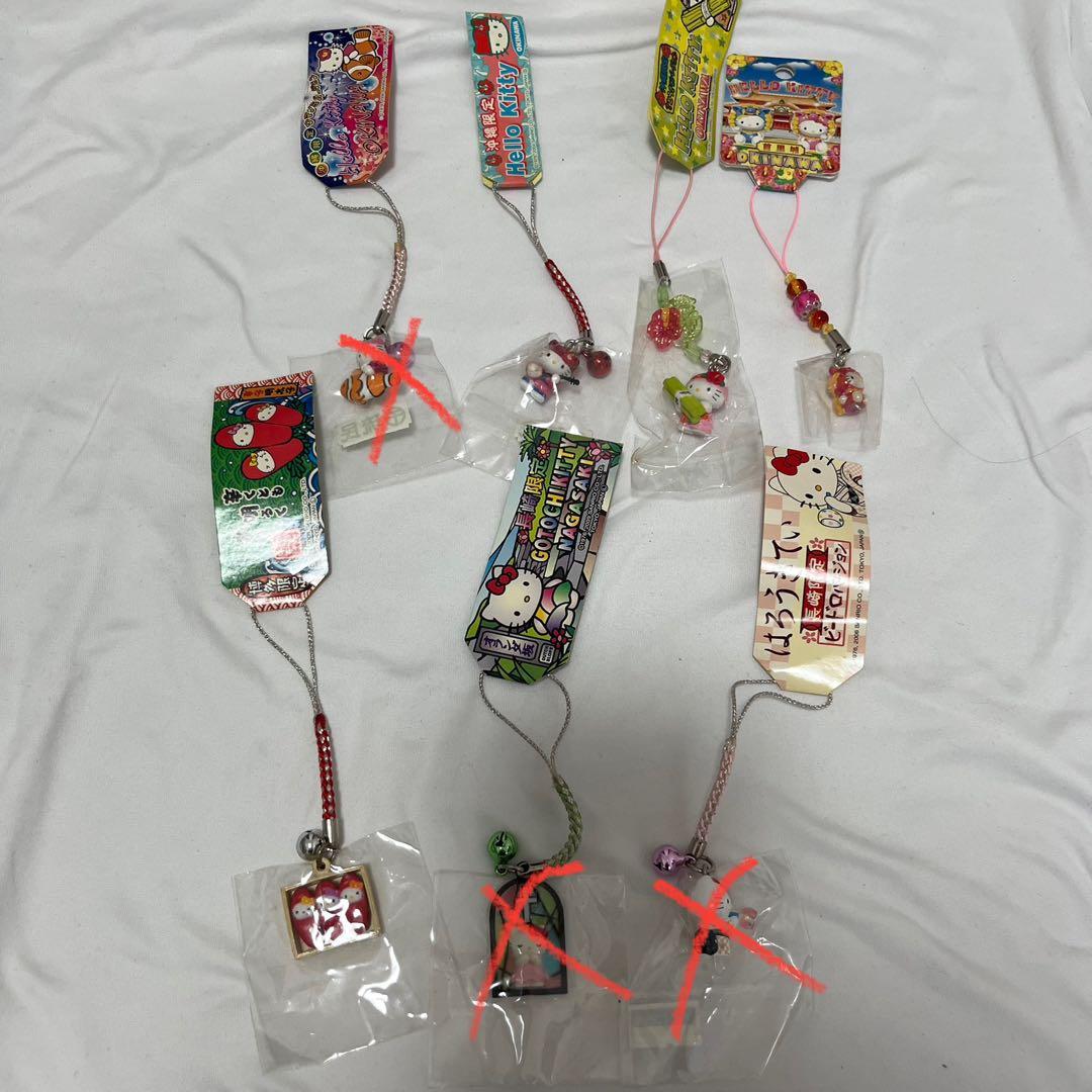 激レア　ハローキティ　ご当地キティ ストラップ　根付　まとめ売り