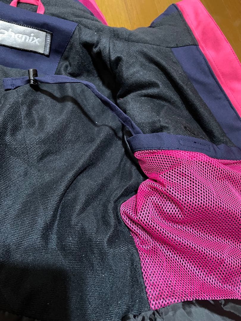 【phenix スキーウェアセット】140 サイズ調整可能　フード取り外せます