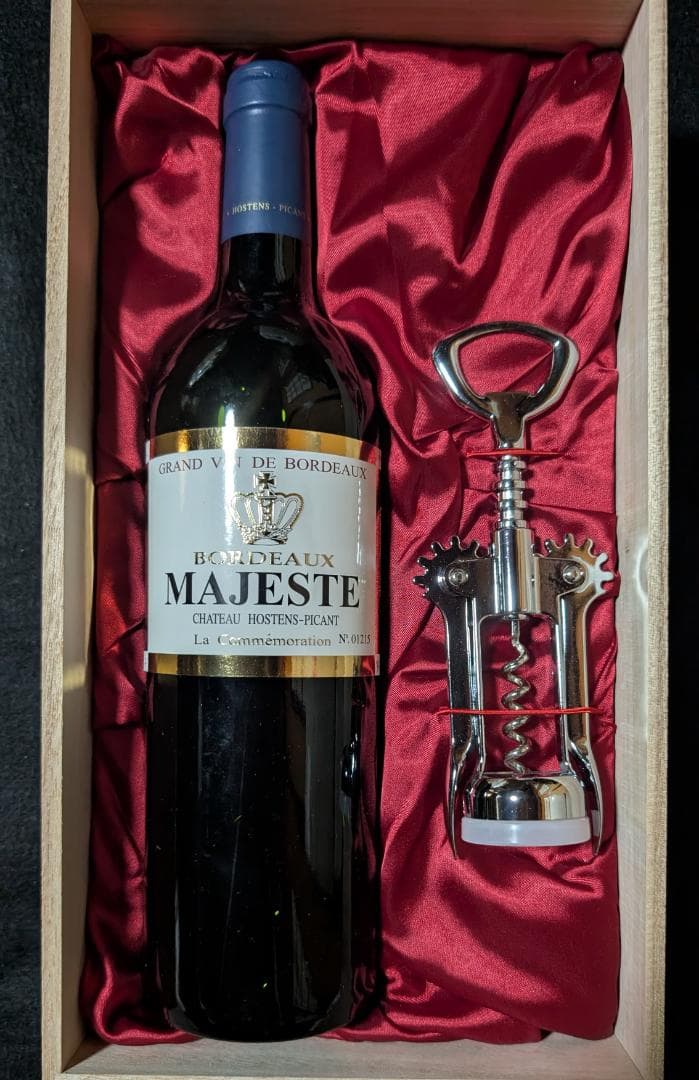 Bordeaux Majeste 赤ワイン セット 750ml コルクスクリュー