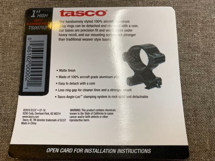 SIMONS ライフルスコープ 3～9×40 マウントリング付き