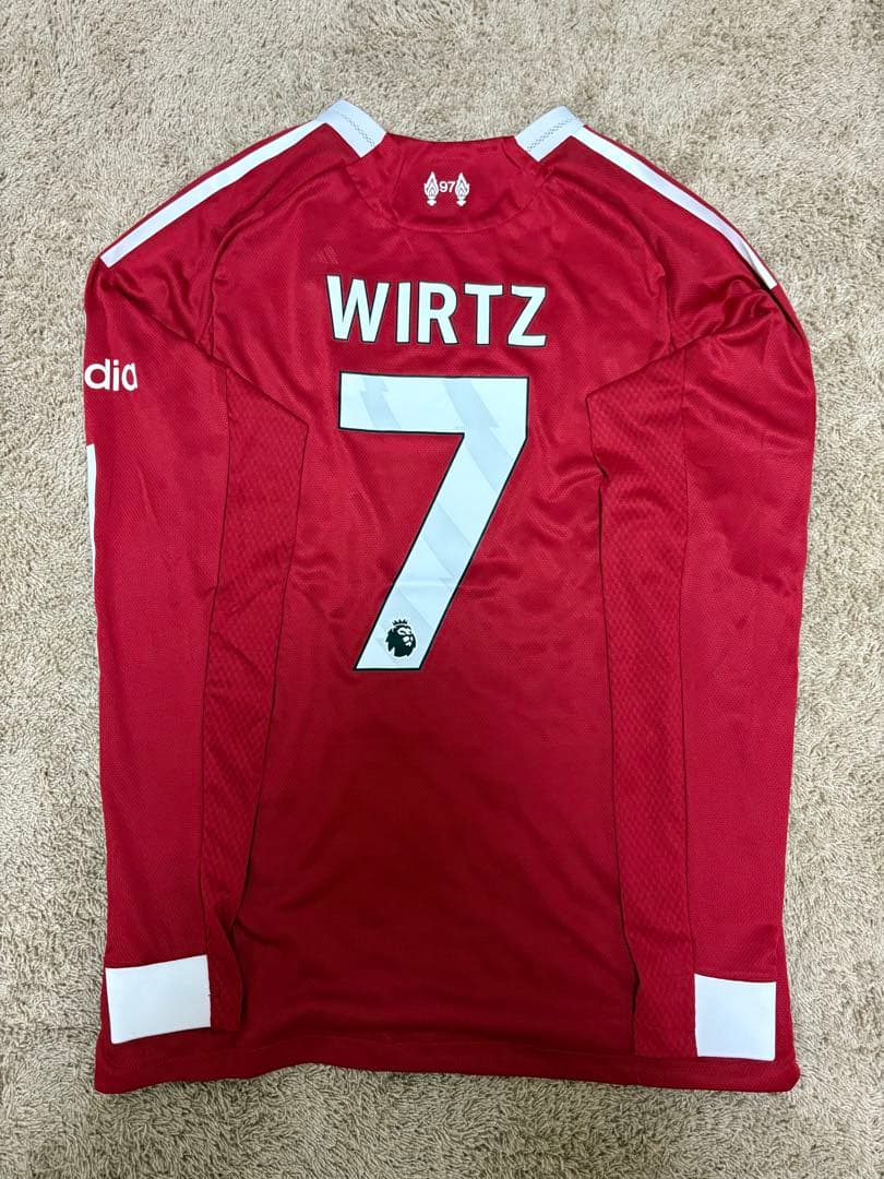 25-26 リヴァプール ヴィルツ 長袖ユニフォーム