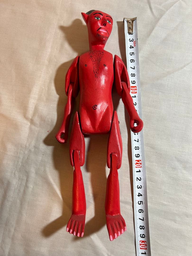 メキシコ　ウッドカービング　Inocencio Vasquez 作　「悪魔の宴」