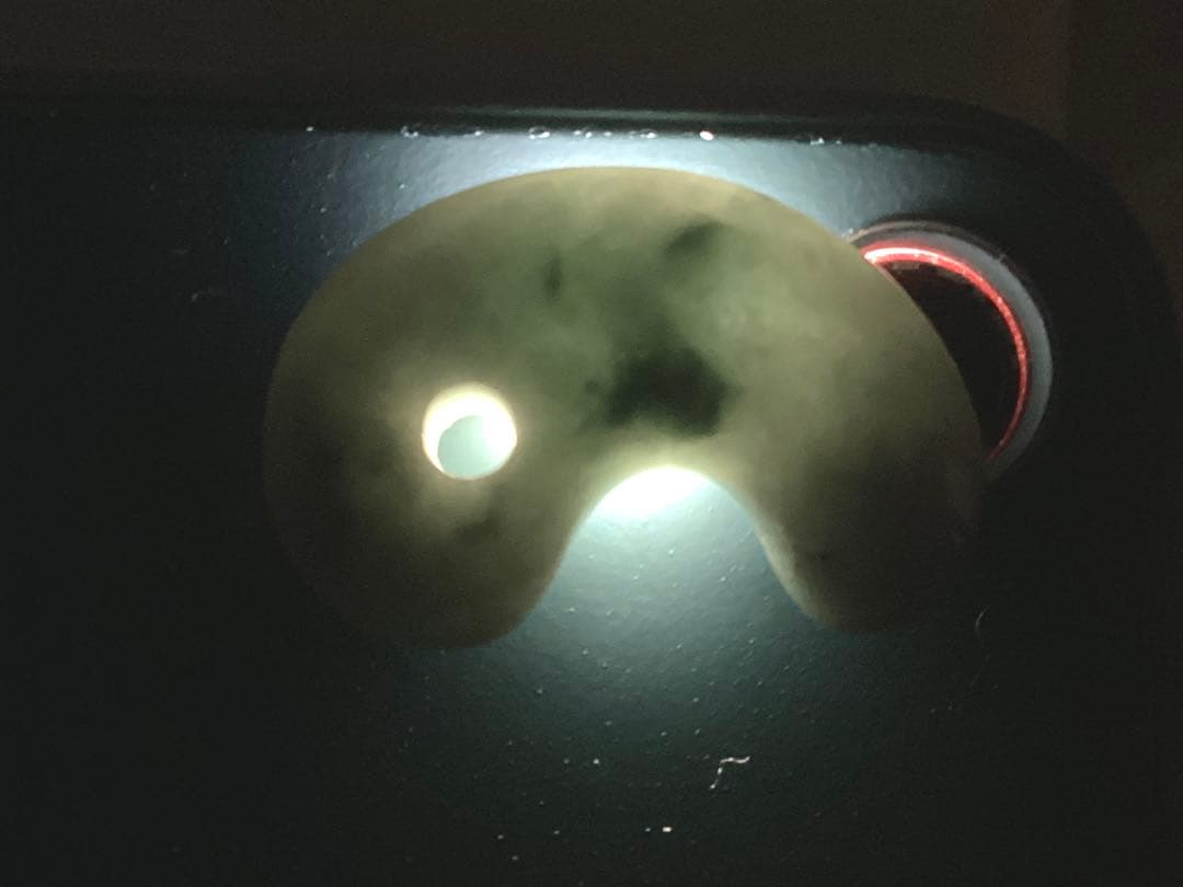 過密な結晶‼️ 古代より神宿る糸魚川翡翠勾玉　吉祥開運の守護石をお身近に　鑑別書付