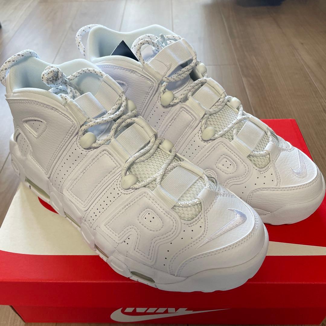 Nike Air More Uptempo Triple White 96 新品