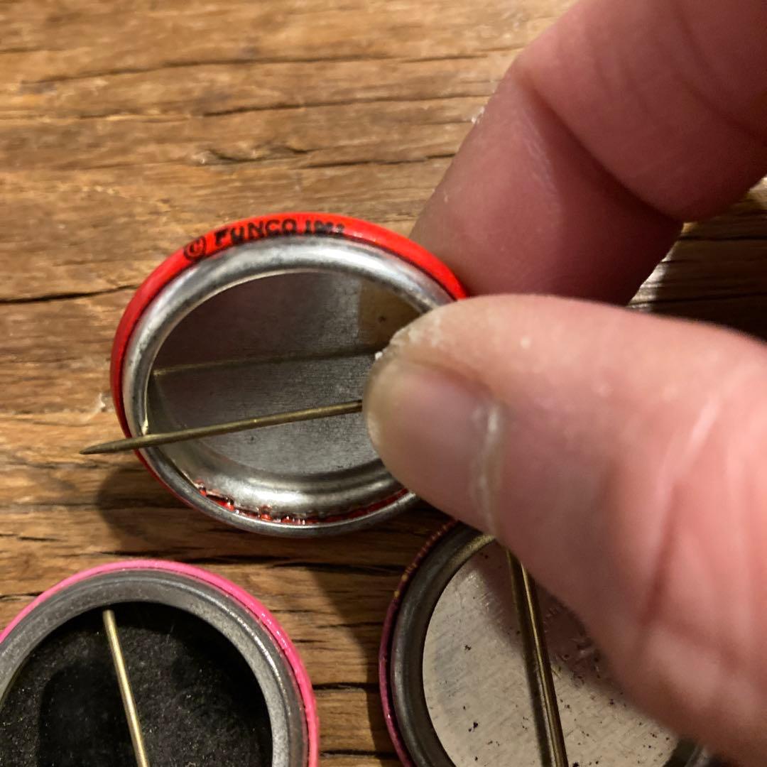 60's ヴィンテージ　缶バッジ　スヌーピー　レッドバロン　ヒッピー　藤原ヒロシ