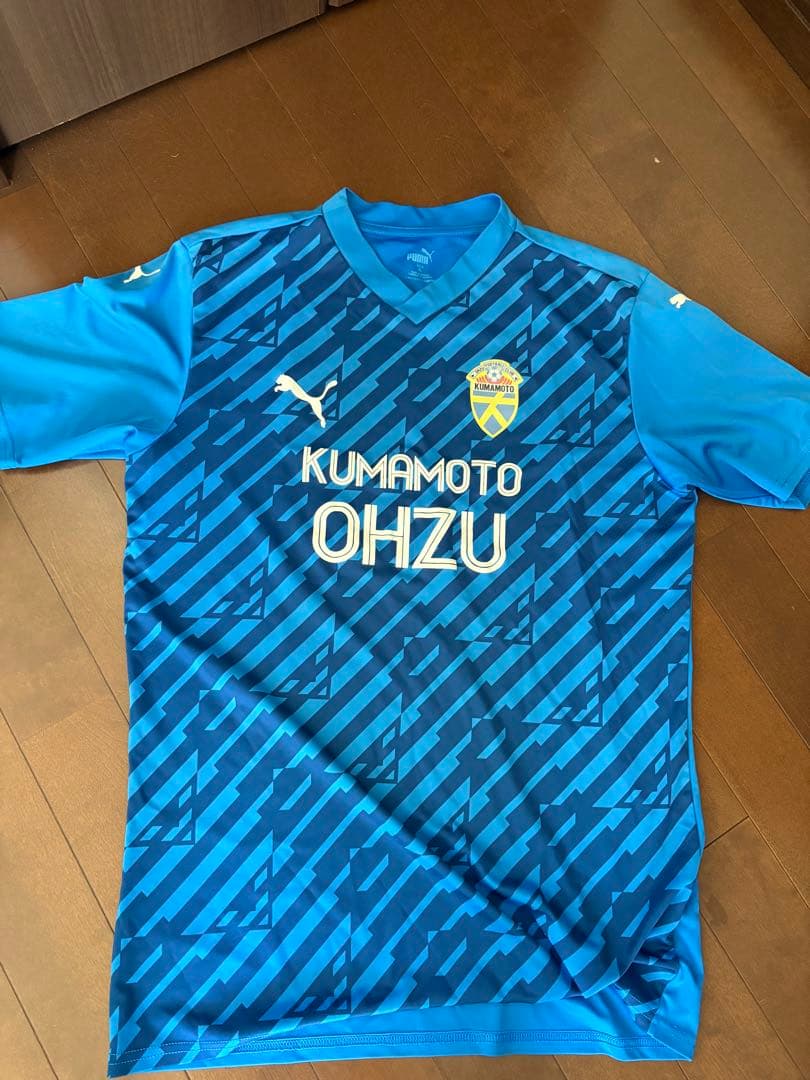 大津高校サッカー部　練習着　青