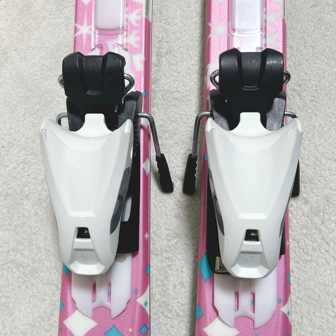 130cm Elan Lil Magic スキー板 ビンディング セット 可愛い