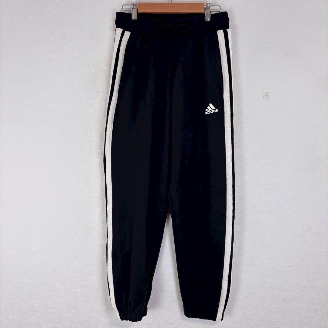 ◆アディダス【M】スウェットフルジップパーカー パンツ セットアップ 刺繍ロゴ