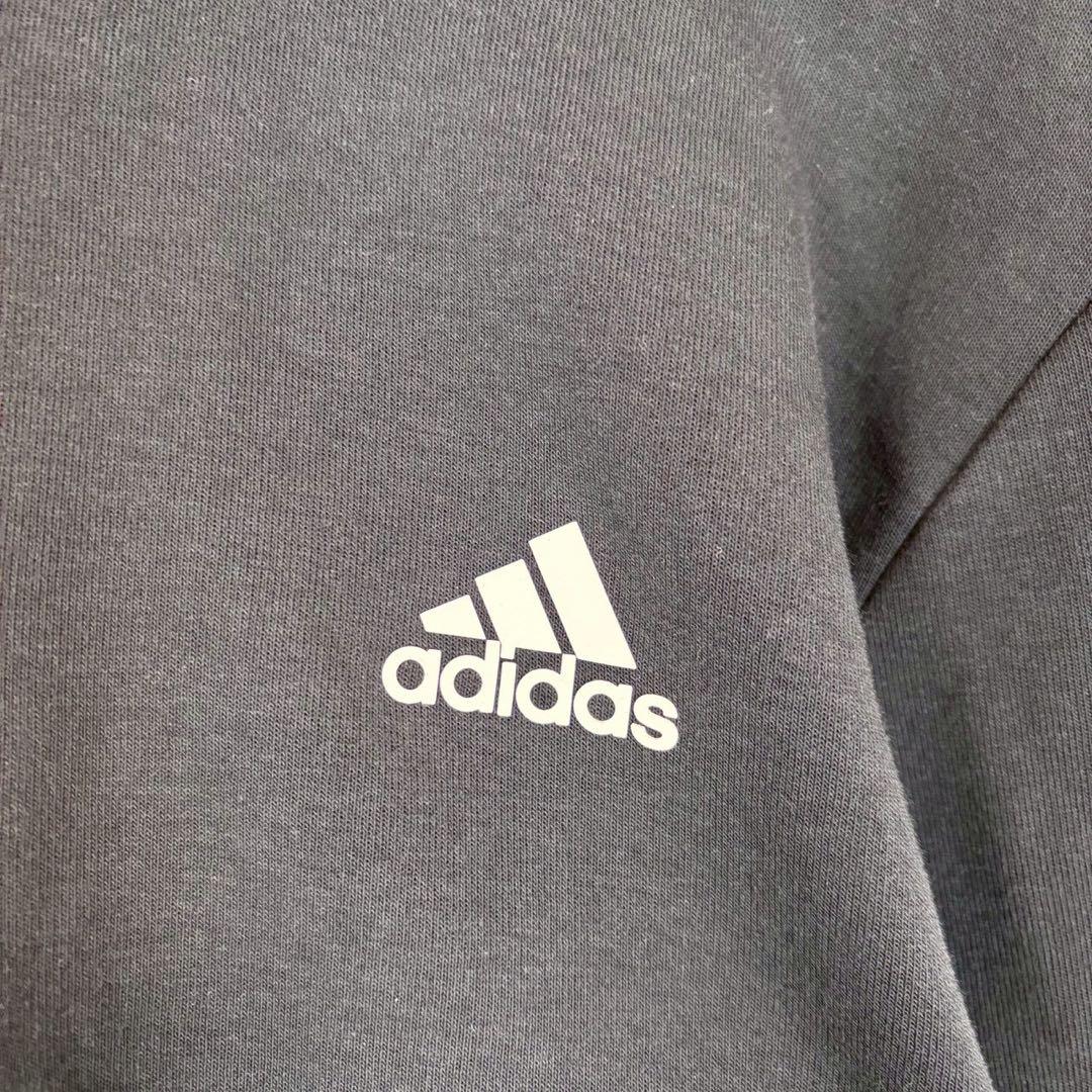 ◆アディダス【M】スウェットフルジップパーカー パンツ セットアップ 刺繍ロゴ