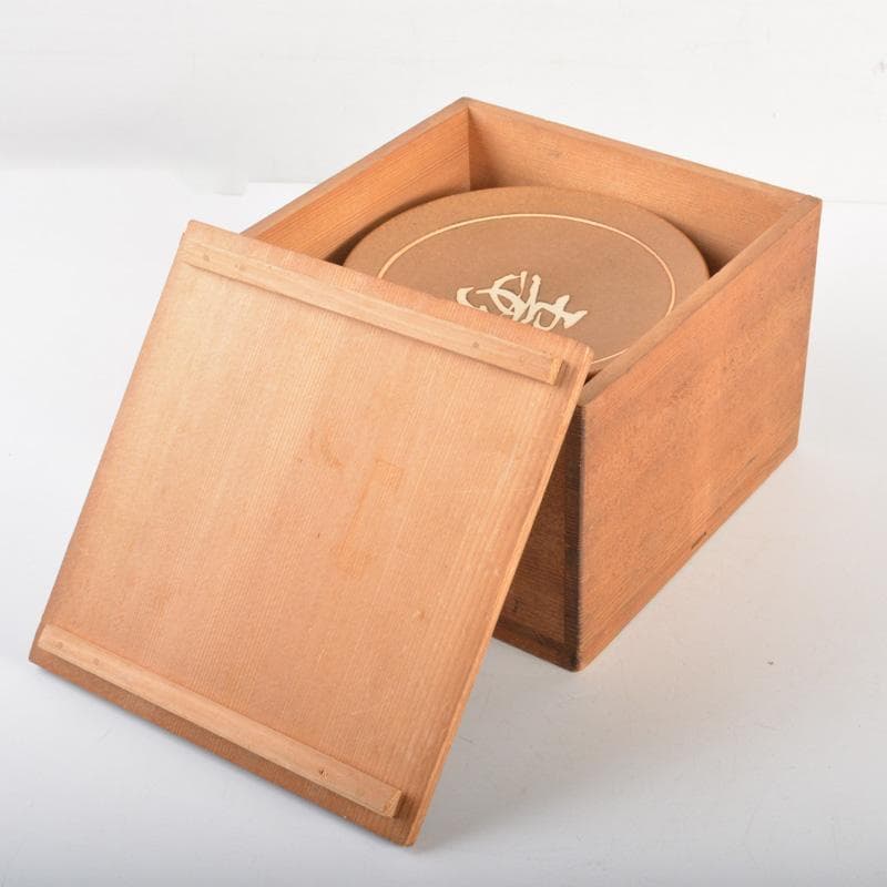 茶道具　山田喆造　伊羅保釉　銘々皿　五客　共箱　C　6272