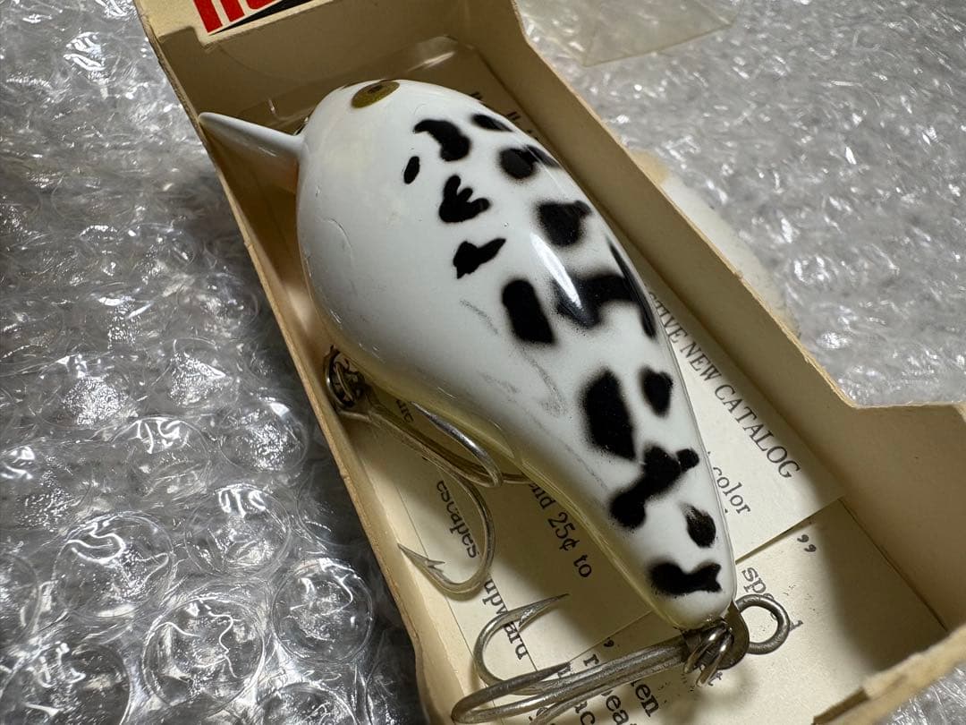 オールドヘドン　ビッグヘッド　WCD レアカラー　縦割れ　HEDDON ルアー