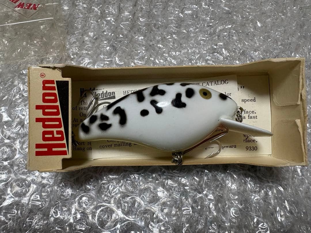 オールドヘドン　ビッグヘッド　WCD レアカラー　縦割れ　HEDDON ルアー