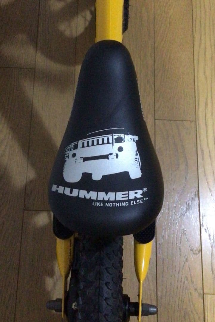 HUMMER ハマー ペダルなし トレーニングバイク キックバイク 自転車 黄色