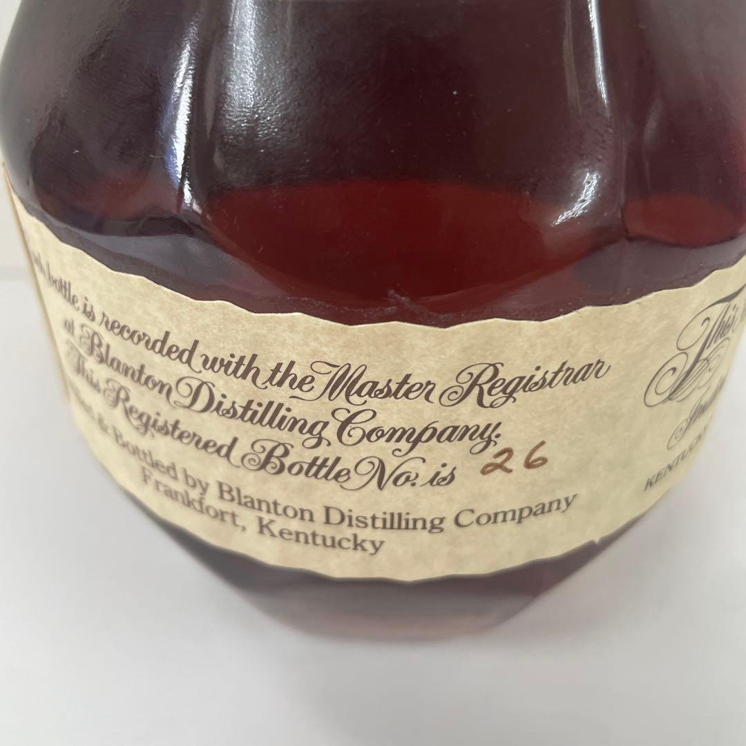 ブラントン　ウィスキー　750ml バーボン　whiskey 1992年冊子付き