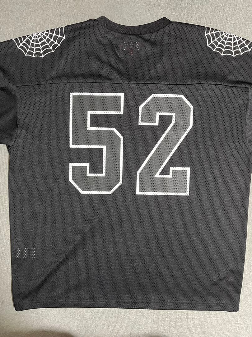 Supreme Spiderweb Football Jersey 黒　M