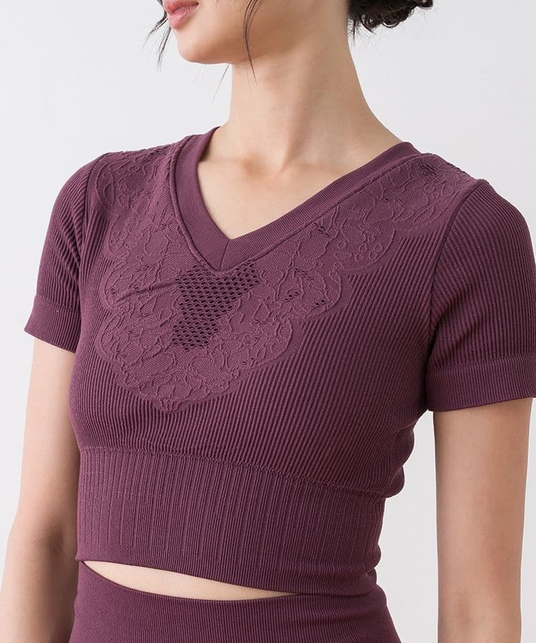 新品未使用SUKALAスカーラアクティブデイジー半袖パンツ上下セットL