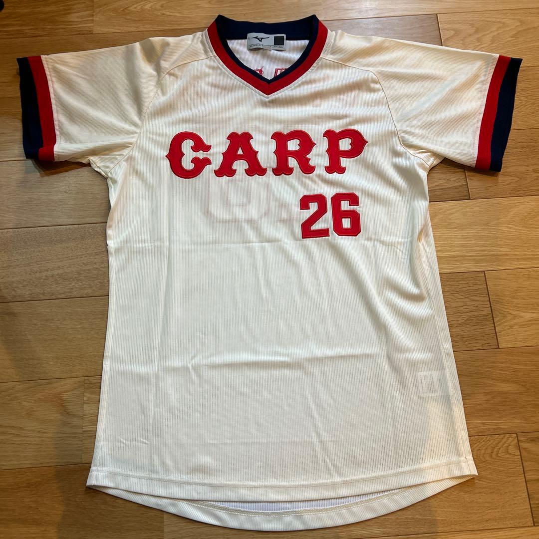 広島東洋カープ　江夏豊　復刻ユニフォーム　L