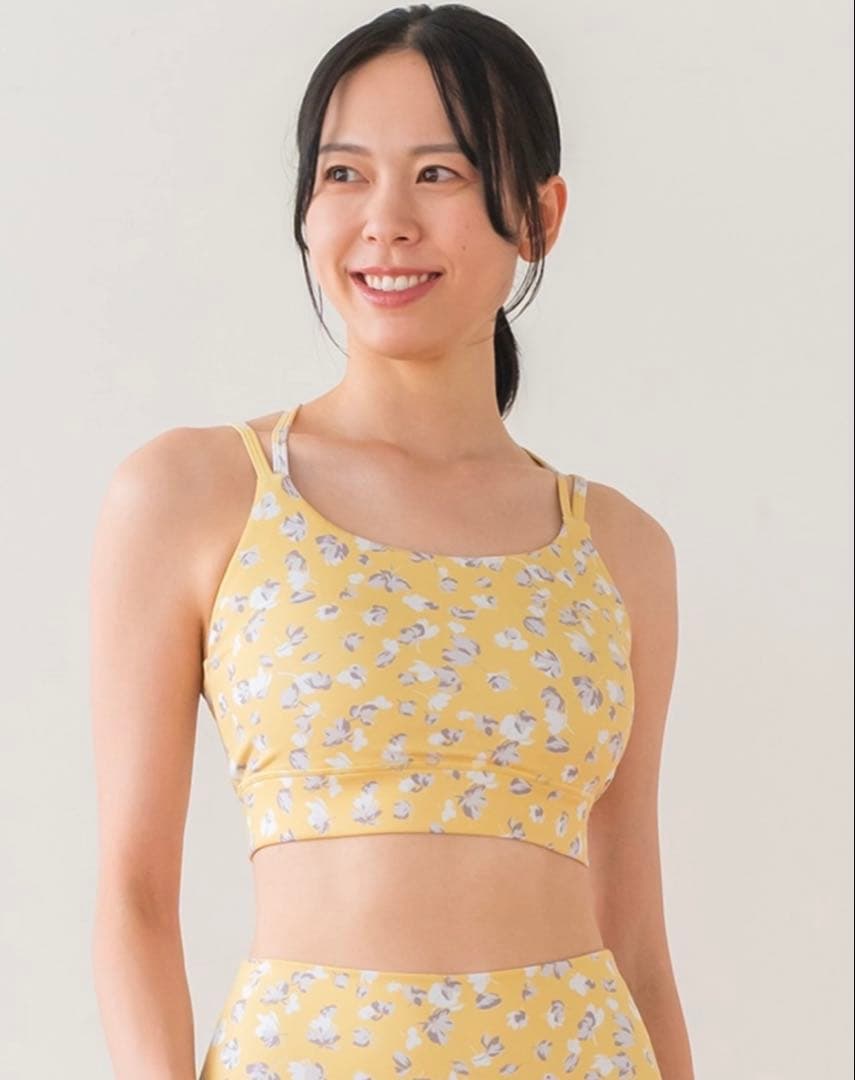 新品【SUKALA】フラワープリント タンクトップス&ブラトップ2点 LAVA