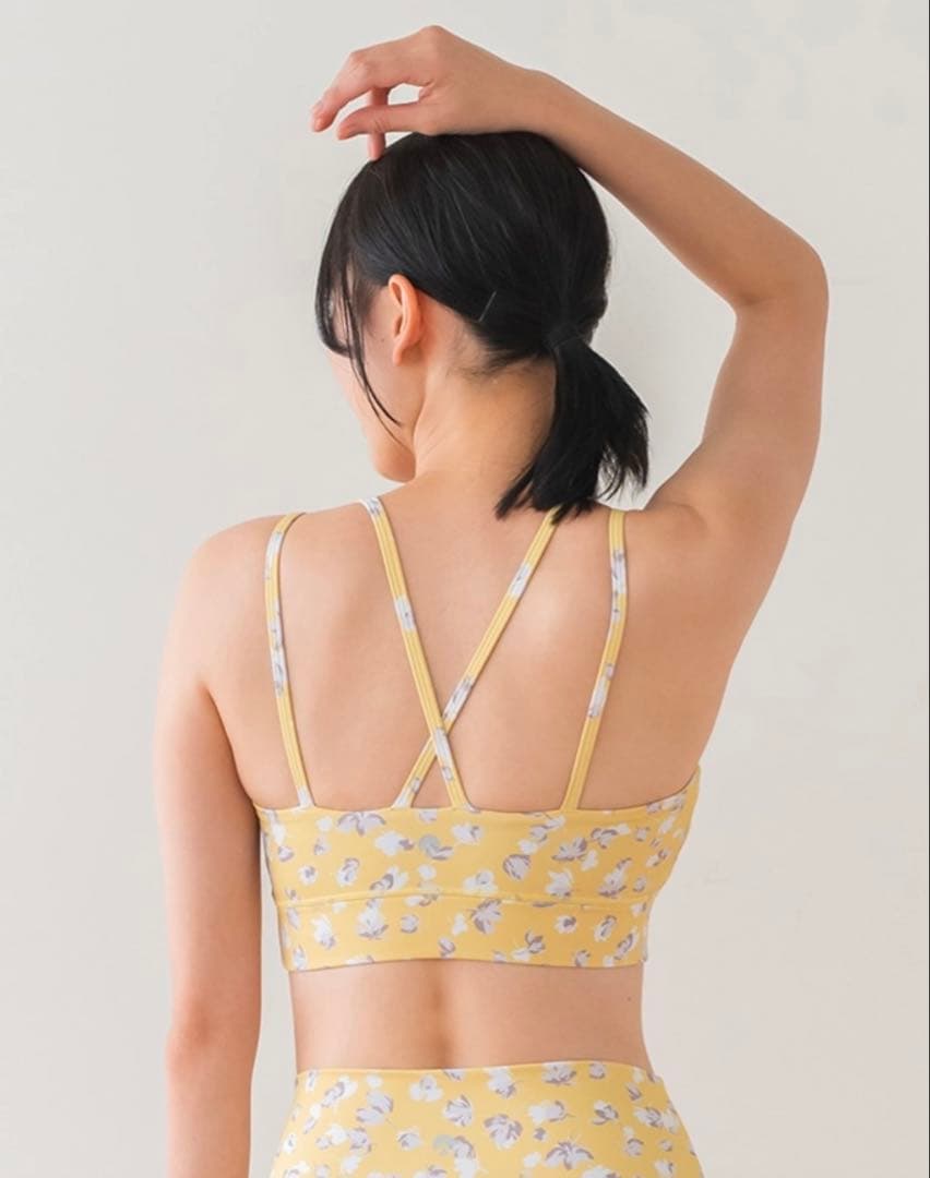 新品【SUKALA】フラワープリント タンクトップス&ブラトップ2点 LAVA