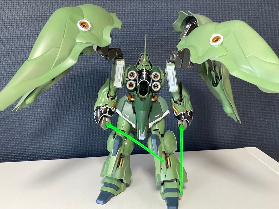 HG クシャトリヤ　全塗装　半ツヤ仕上げ