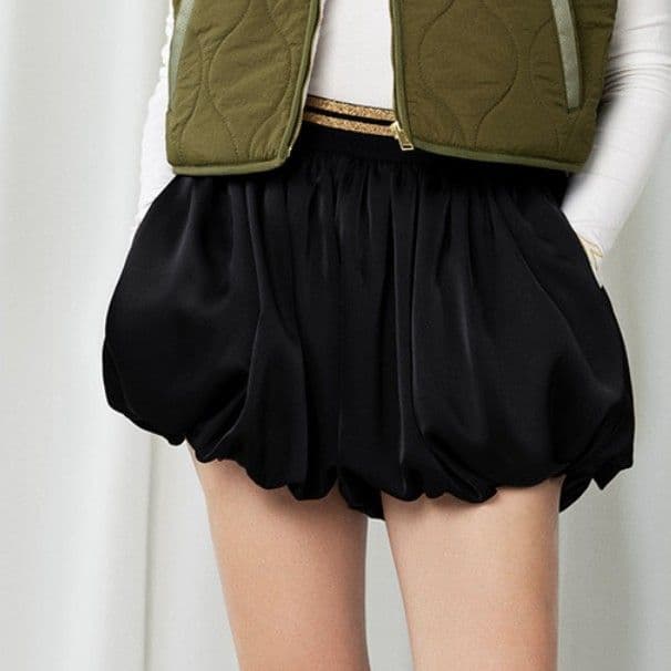 diadora ディアドラ バルーン ショートパンツ 黒 テニス スコート