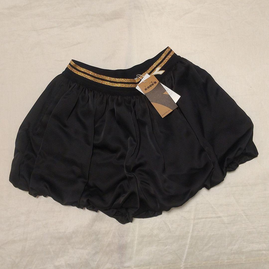 diadora ディアドラ バルーン ショートパンツ 黒 テニス スコート