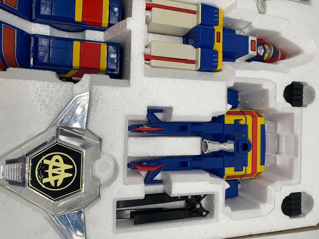 当時物 電撃戦隊チェンジマン DX超合金 チェンジロボ シール未使用 美品