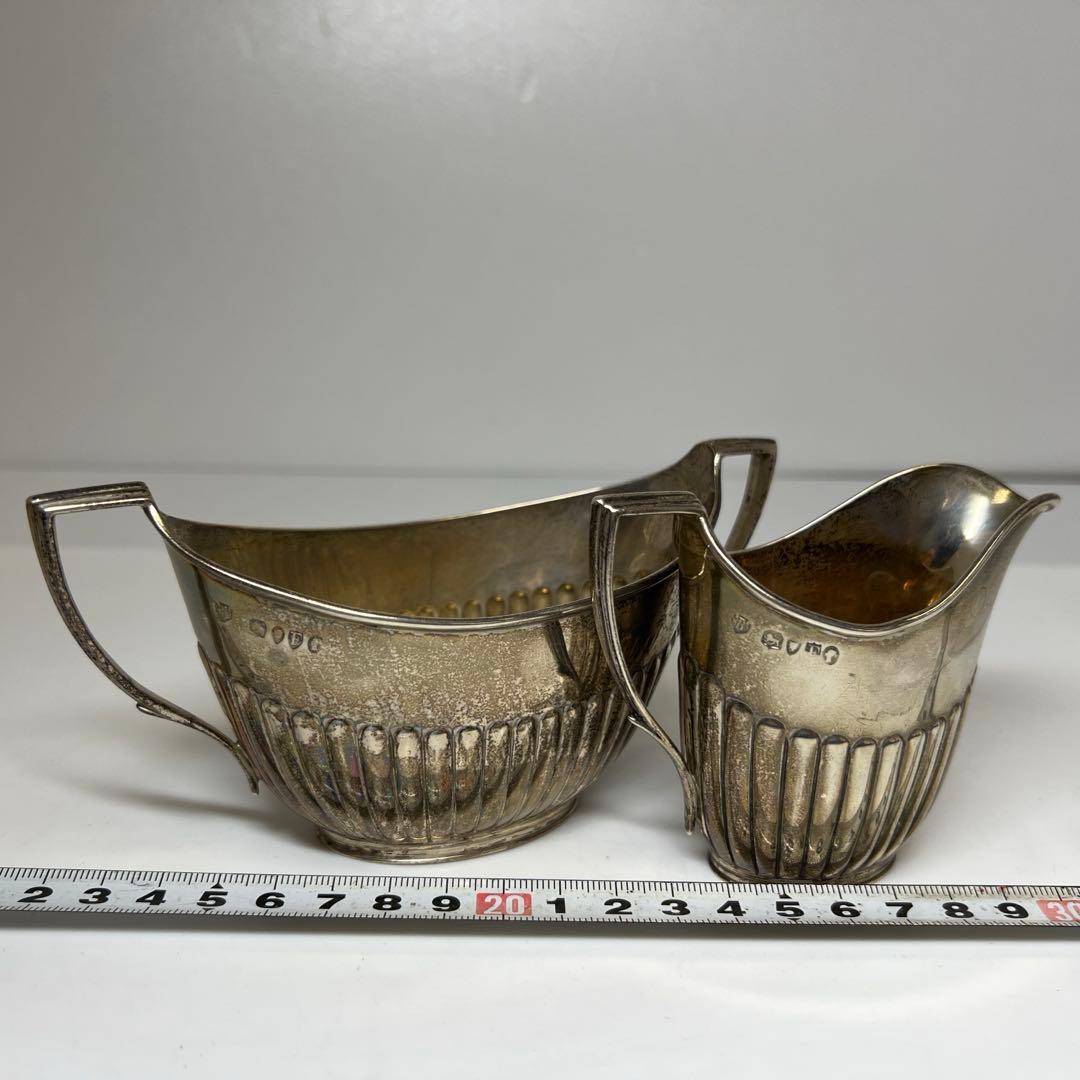 ライオンホールマーク　銀製　ティーセット　509g 東さ8-0131☆2F