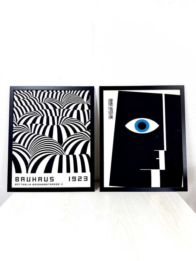 No271フレーム付きキャンバスアート　モダンアート　バウハウス　アートポスター